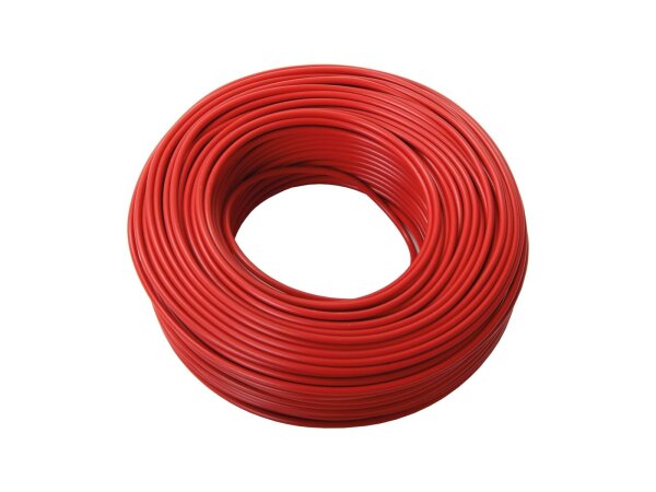 Kabel Flk 0,75 mm Rot Rolle A 50 Mtr.