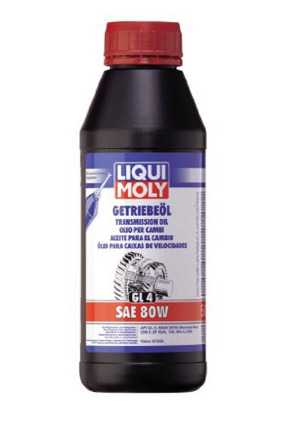 LIQUI MOLY Getriebeöl "GL4"  SAE 80W, mi 500 ml Flasche