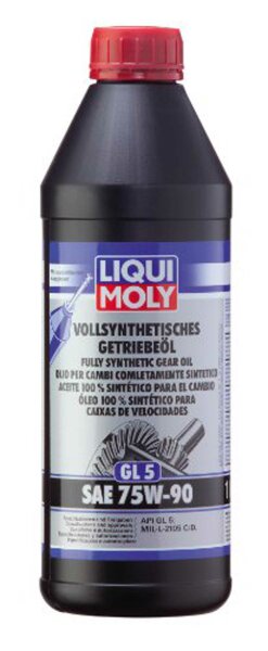 LIQUI MOLY Getriebeöl "GL5" SAE 75W-90,  1 l Flasche