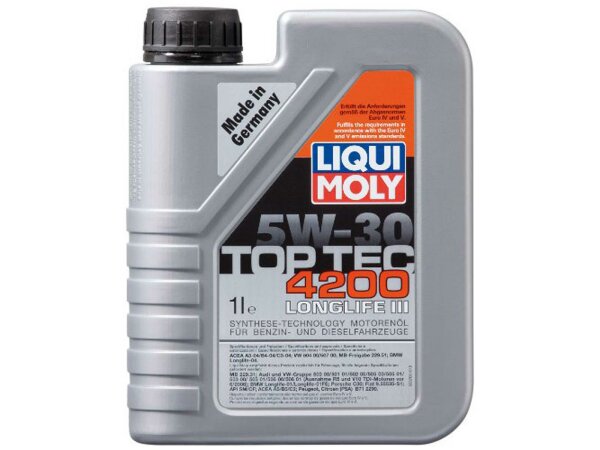 LIQUI MOLY Motoröl "Top Tec 4200 New Gen 1 l Flasche