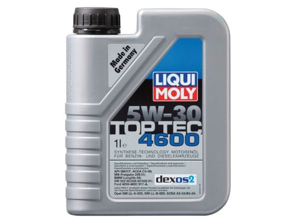 LIQUI MOLY Motoröl "Top Tec 4600" SAE 5W 1 l Flasche