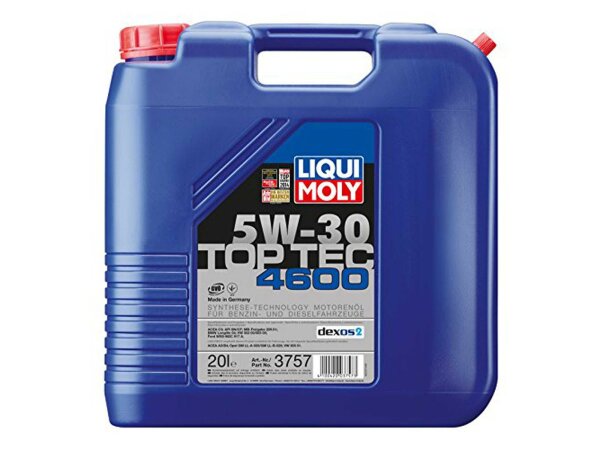 LIQUI MOLY Motoröl "Top Tec 4600" SAE 5W 20 l Kanister