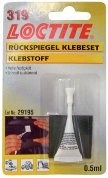 LOCTITE Rückspiegelklebe-Set "AA 319" Zu 0,5 g Tube + Aktivatorgewebe, SB-verpackt