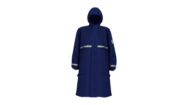 HOCK Poncho "Super Praktiko Zipp" 100 %  Größe XL, marine