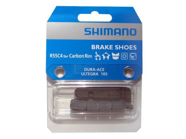 SHIMANO Cartridge Bremsgummi "R55C4" für für Carbon Felge à 2 Stück