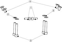 3T Schrauben-Set SB-verpackt, für auf de Set