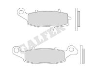 GALFER Bremsbelag "FD174" Satz G1054, Organisch...