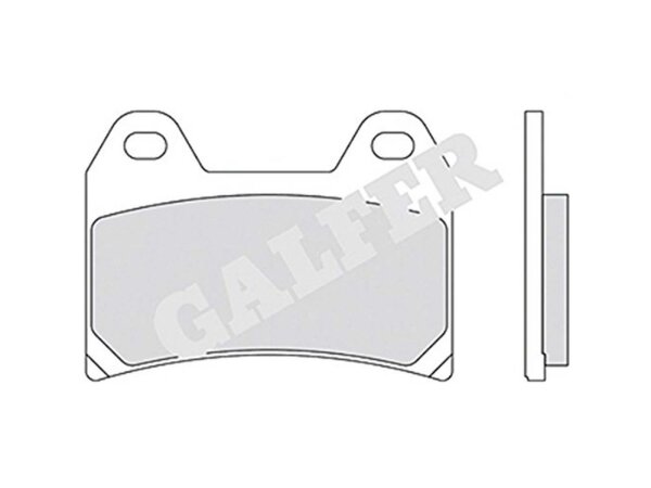 GALFER Bremsbelag "FD176" Satz G1054, Organisch Straße