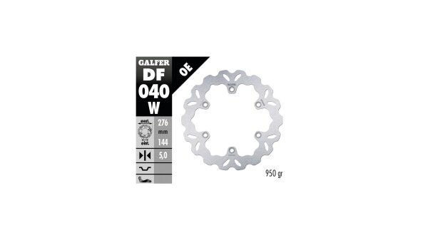 GALFER Wave Bremsscheibe "DF040" Typ W - starr, mit ABE