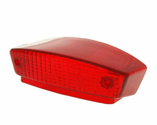 Rücklichtglas rot, mit Klars