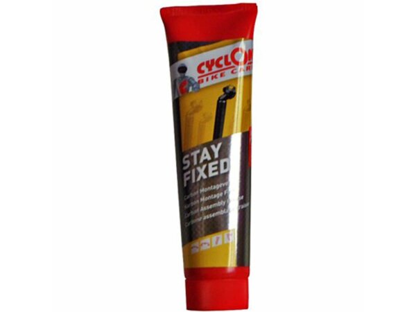 CYCLON Montagepaste "Stay Fixed" SB-verpackt , ideal zu verwenden bei der Montage von Carbon-Anbauteilen, vermeidet Quie