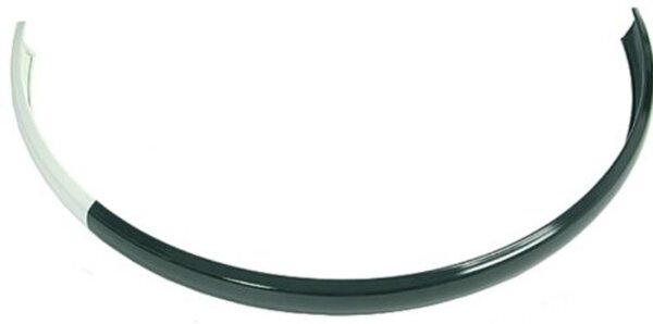 Schutzblech Hinterrad, 28", Metall Für H Tour 1 1/2", schwarz, 60 mm, gold liniert