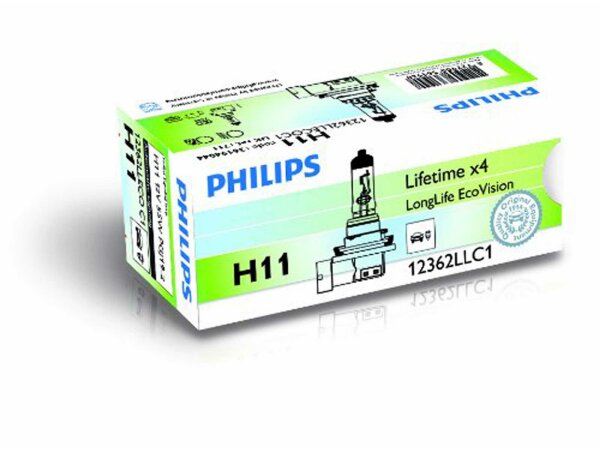 PHILIPS Hauptlampe "LongLife EcoVision"  12 V, 55 W