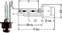 PHILIPS Hauptlampe "Xenon Vision" Xenon  D2S,...