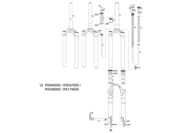 ROCKSHOX Federgabel Domain A1-A2 2007-2016