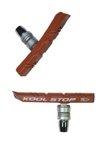 KOOL STOP Bremsschuh "BMX" SB-verpackt, für V-Brake , Karte à 2 Stück, extra abgestimmt auf die Beschaffenheit und Struk