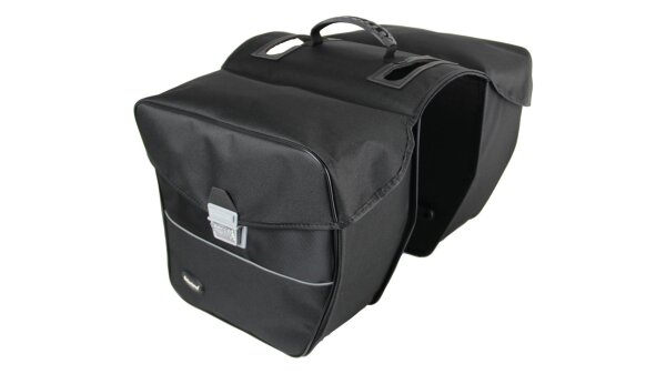 doppeltasche haberland e-bike l schwarz, 31x30x16cm, 31 ltr