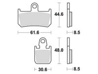 TRW Bremsbelag "MCB 795" Rennsportartike SCR,...