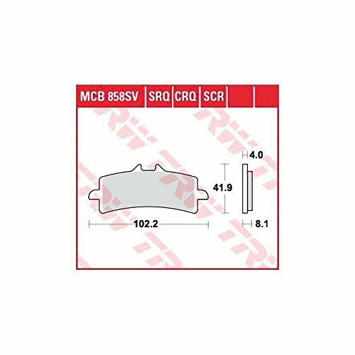 LUCAS Bremsbelag MCB 858 Satz CRQ Organisch Racing Carbon vorne