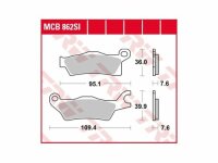 LUCAS Bremsbelag MCB 862 Satz SI Sintermetall Offroad /...