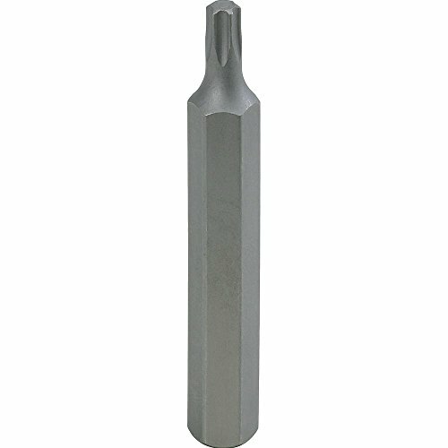 KS-TOOLS Bit "Classic" für TX-Schrauben, Mit 10mm Außensechskant. Länge 75mm. Für Handbetätigung, Elektroschrauber und S