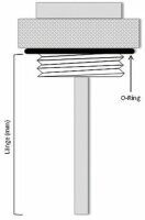 SPEC-X Öltemperaturdirektmesser Wird gegen den ori...