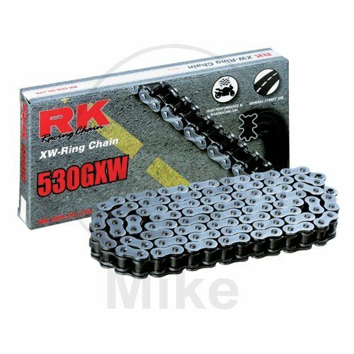 RK Kette "530GXW" 5/8 x 3/8, XW-Ring Ket 118 Glieder, Hohlnietschloss