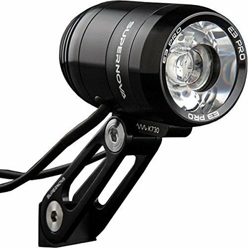 SUPERNOVA LED-Scheinwerfer "E3 Pro2" 205 Lumen, Ta schwarz, mit S