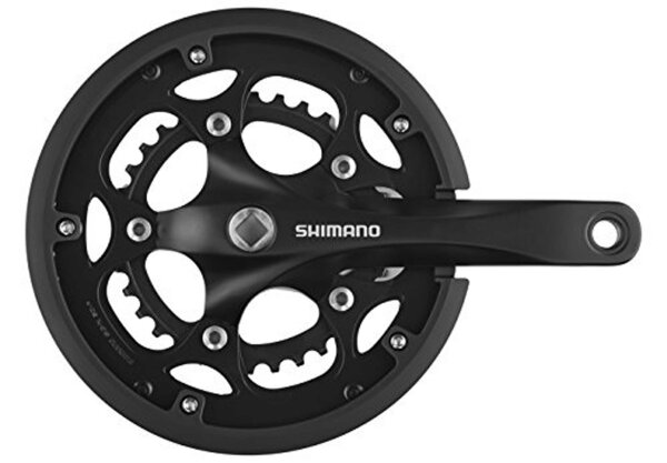 SHIMANO Kettenradgarnitur "FC-RS200" 34 / 50 Zähne 175 mm Kurbell