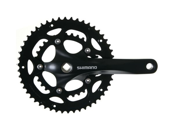 SHIMANO Kettenradgarnitur "FC-RS200" 34 / 50 Zähne 175 mm Kurbell