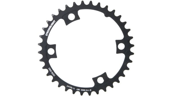 kettenblatt stronglight type 105-110mm innen 36 zähne, schwarz, 11-fach