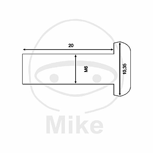 TRW Schraube Schraubensatz für Bremssche M6 x 1, Schaftlänge 19,90 mm, Gesamtlänge 23,00 mm