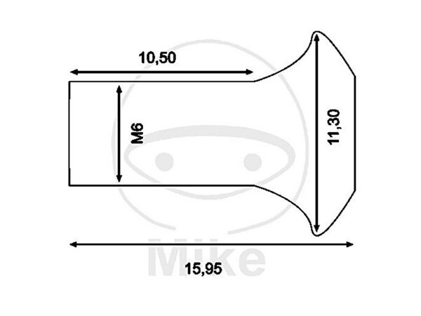 TRW Schraube Schraubensatz für Bremssche M6​x 1, Schaftlänge 13,20 mm, Gesamtlänge 15,40 mm