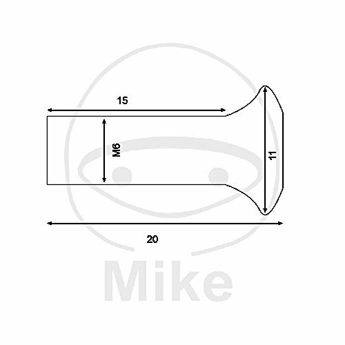 TRW Schraube Schraubensatz für Bremssche M6 x 1, Schaftlänge 15,00 mm, Gesamtlänge 20,05 mm