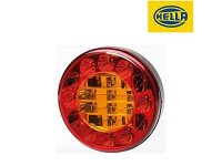 HELLA Heckleuchte LED, rund, Ø 122 mm Ho Schluss-/...