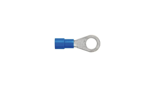 Ringverbinder Isolierte Quetschverbinder Querschnitt: 1,5 - 2,5 mm², Ösenloch: 4,3 mm / M4, blau (HELLA) Abgabe nur in Packung zu 100 Stück, Preis per 100 Stück