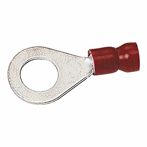 Ringverbinder Isolierte Quetschverbinder Querschnitt: 0,5 - 1,0 mm², Ösenloch: 8,4 mm / M8, rot (HELLA) Abgabe nur in Packung zu 50 Stück, Preis per 100 Stück