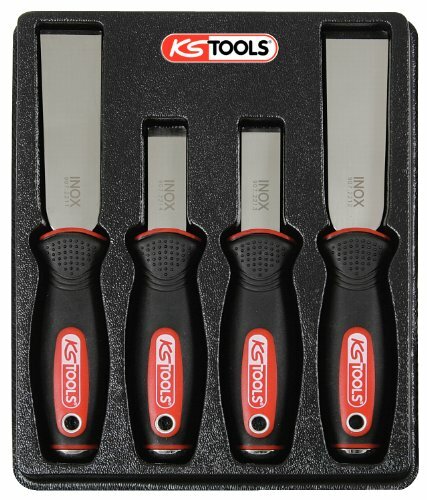 KS-TOOLS Schabmeißel Satz, 4-t