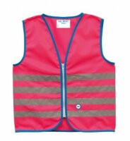 sicherheitsweste wowow fun jacket für kinder pink...