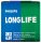 PHILIPS Batterie "Longlife", Umweltschonend, 0% Quecksil