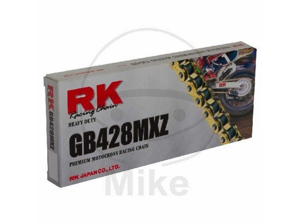 RK Kette "GB428MXZ" 1/2x5/16, MX-Racing Kette, Zug 118 Glieder