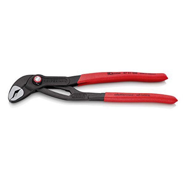 KNIPEX Wasserpumpenzange "Cobra Quick Set" Rohrzan Länge: 250 mm,