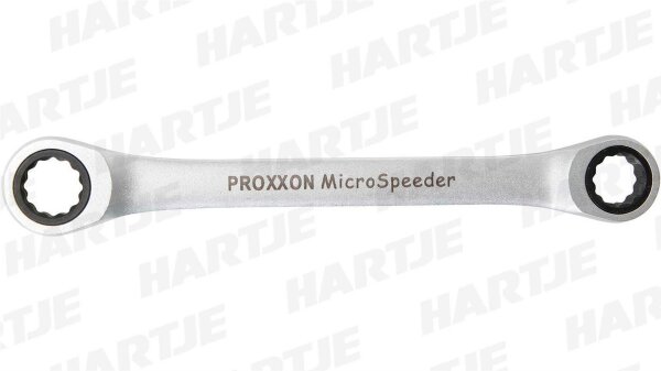 PROXXON Ratschenschlüssel "MicroSpeeder" Doppelrin 8 x 9 mm