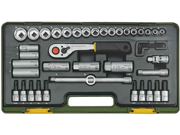 schluesselsatz 3/8"44tlg mit knueppelratsche