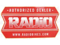 RADIO Sticker, Sticker "Authorized Dealer"