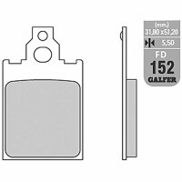 GALFER Bremsbelag "FD152" Satz G1050, Organisch...