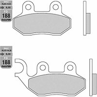 GALFER Bremsbelag "FD188" Satz G1050, Organisch...