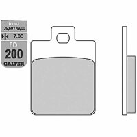 GALFER Bremsbelag "FD200" Satz G1050, Organisch...