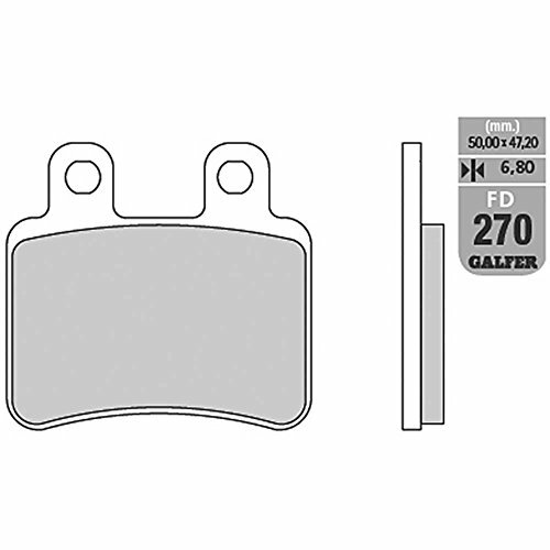 GALFER Bremsbelag "FD270" Satz G1050, Organisch Scooter