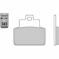 GALFER Bremsbelag "FD343" Satz G1050, Organisch...